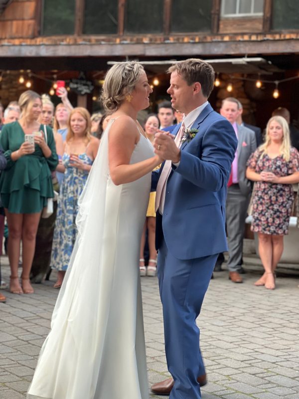 First Dance at Brown Mountain Wedding